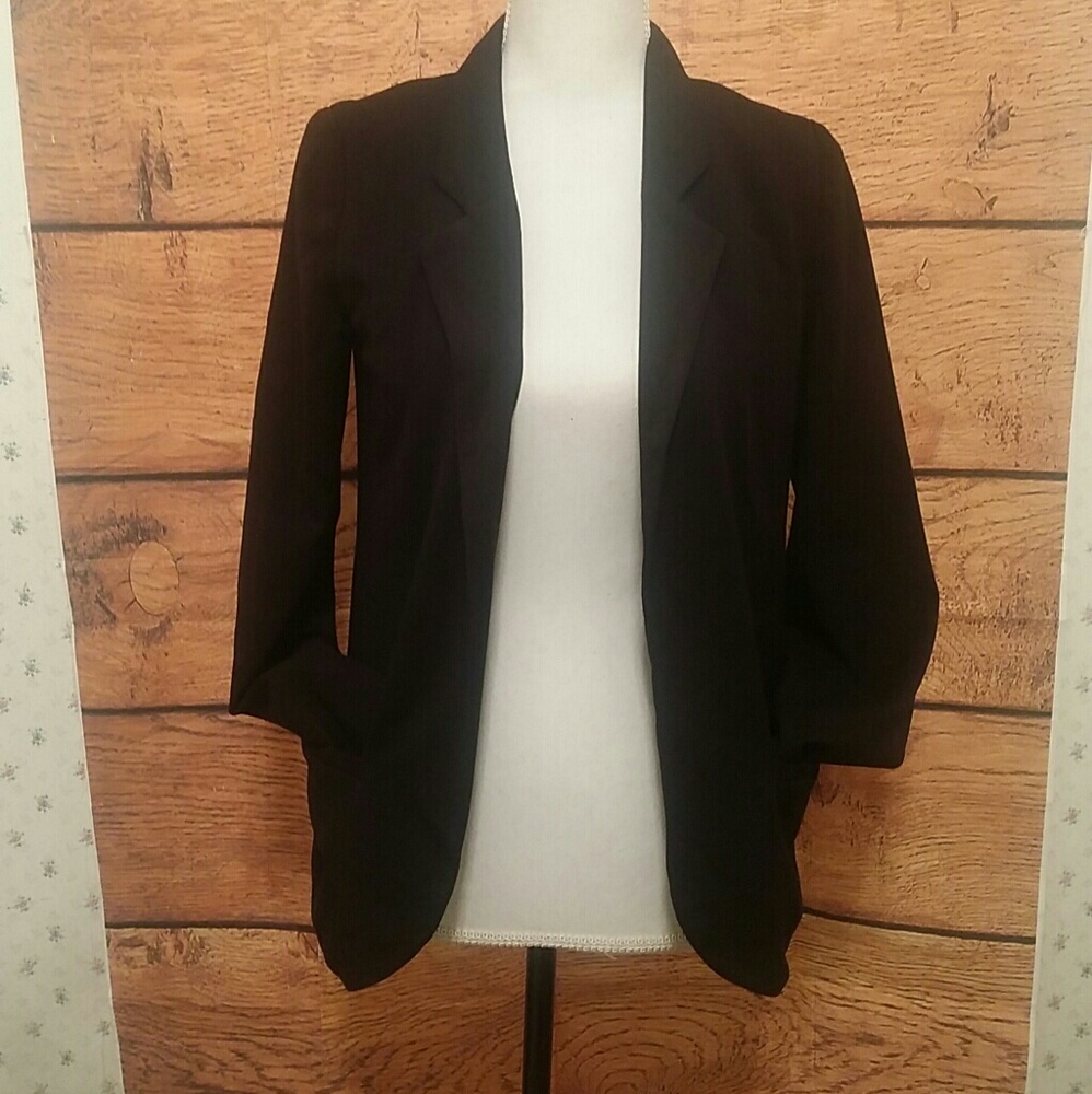 Silence and noise career open front blazer